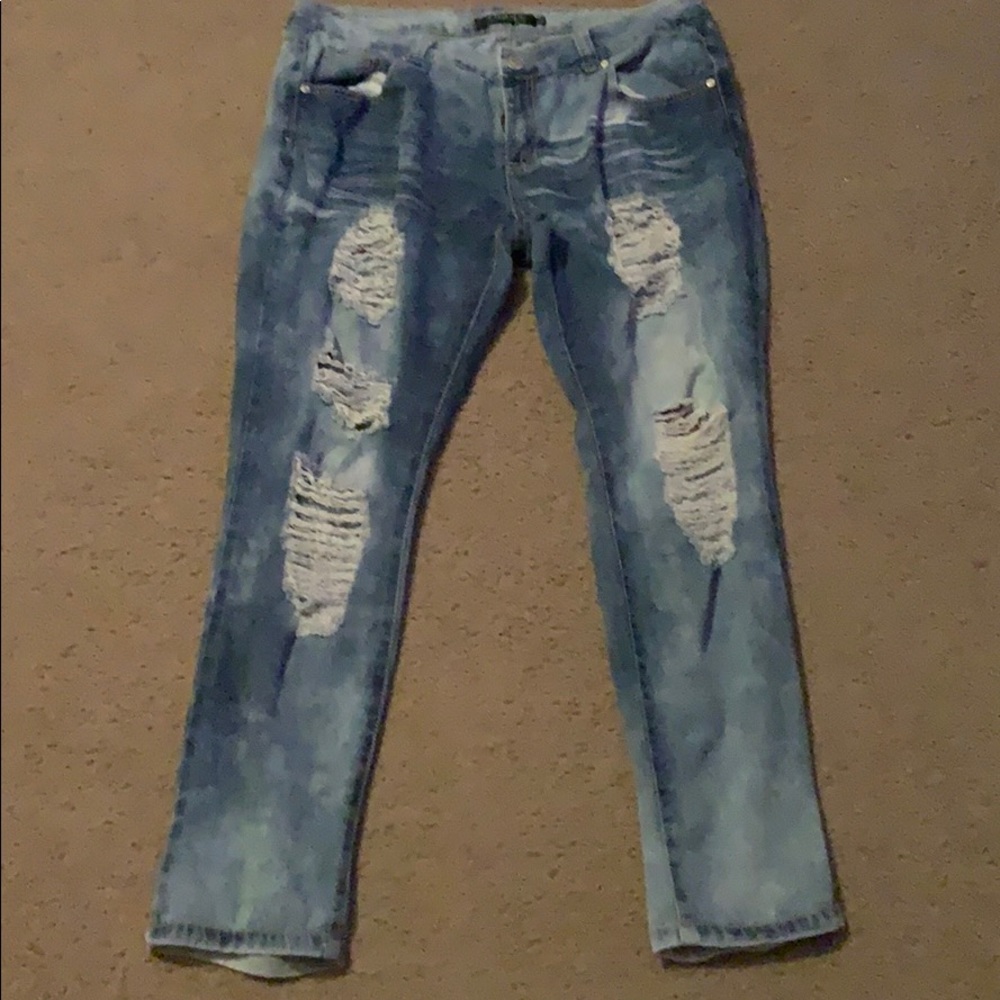 Distressed Jeans